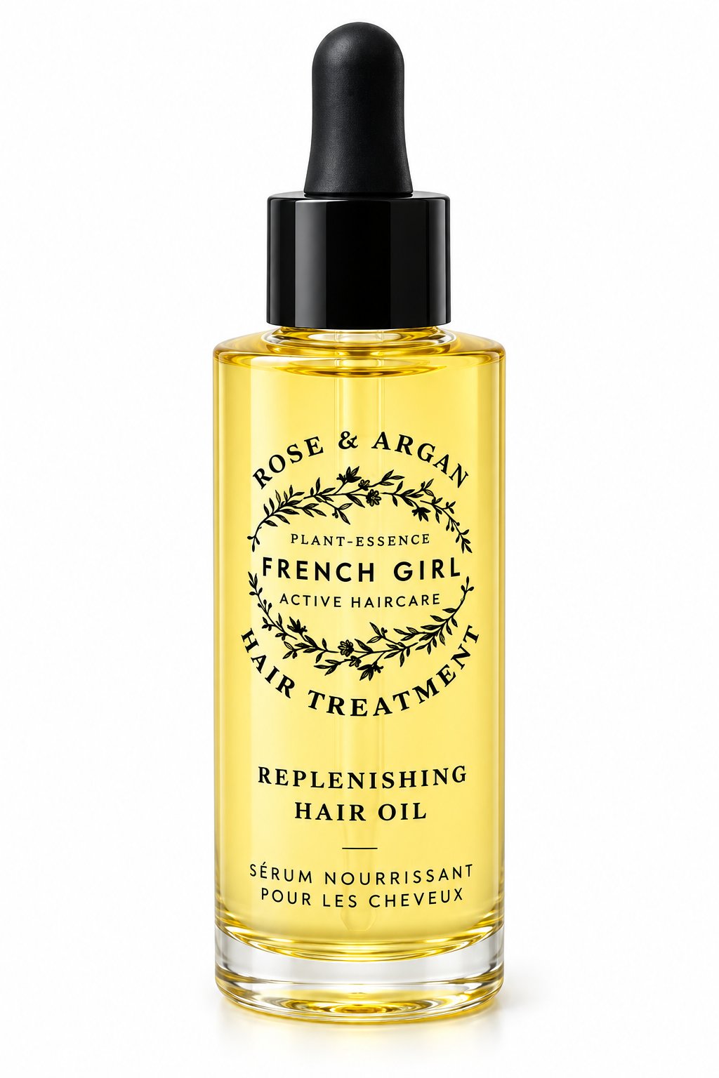 Rose hair oil with argan
